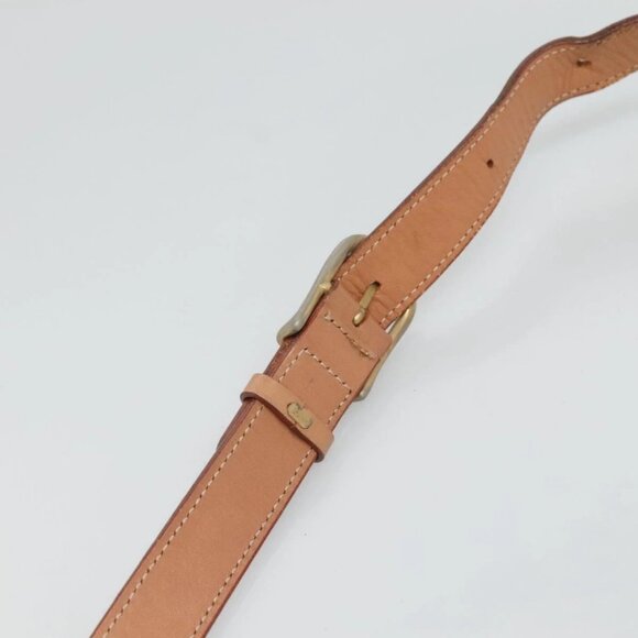 CELINE Macadam Canvas Shoulder Bag PVC Leather Brown Gold Auth 122540 - Picture 9 of 16